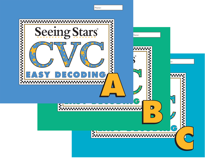 Seeing Stars® Easy CVC Workbooks