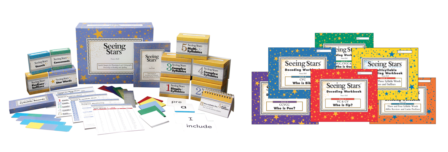 Seeing Stars® Kit PLUS Decoding Workbooks Set of 6 - - Gander Publishing -