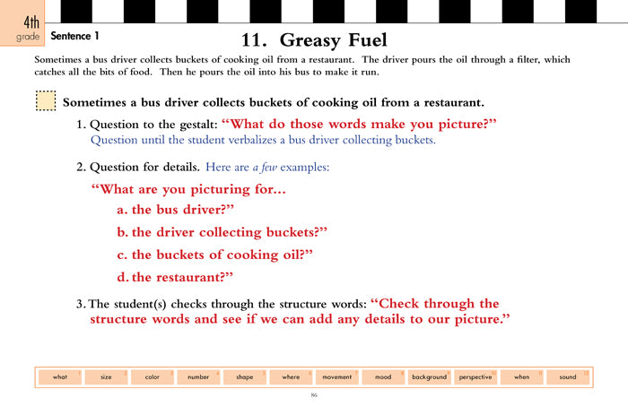 V/V® Sentence by Sentence Easel Books