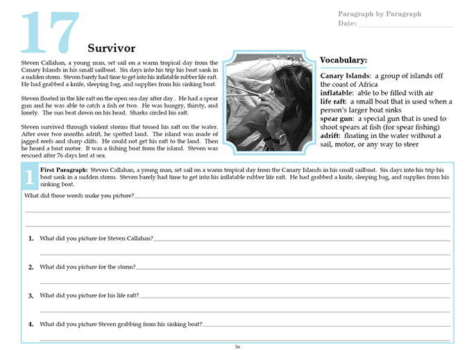 V/V® Comprehension Workbooks - Grade 4