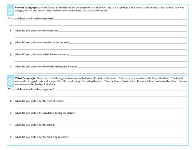 V/V® Comprehension Workbooks - Grade 4
