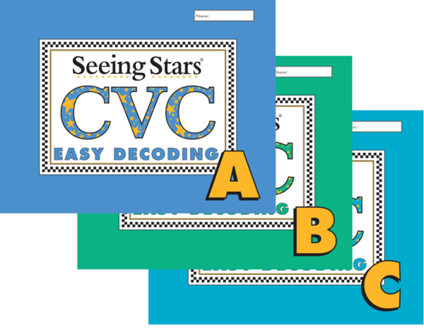 Seeing Stars® Easy CVC Workbooks