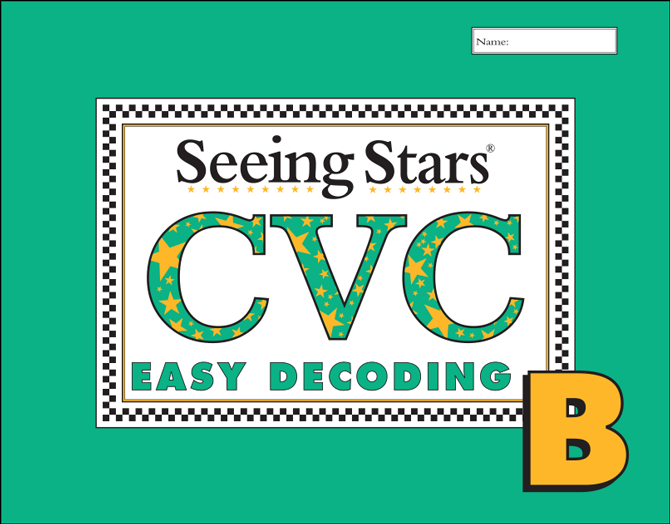 Seeing Stars® Easy CVC Workbooks B