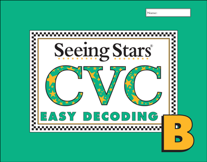 Seeing Stars® Easy CVC Workbooks B