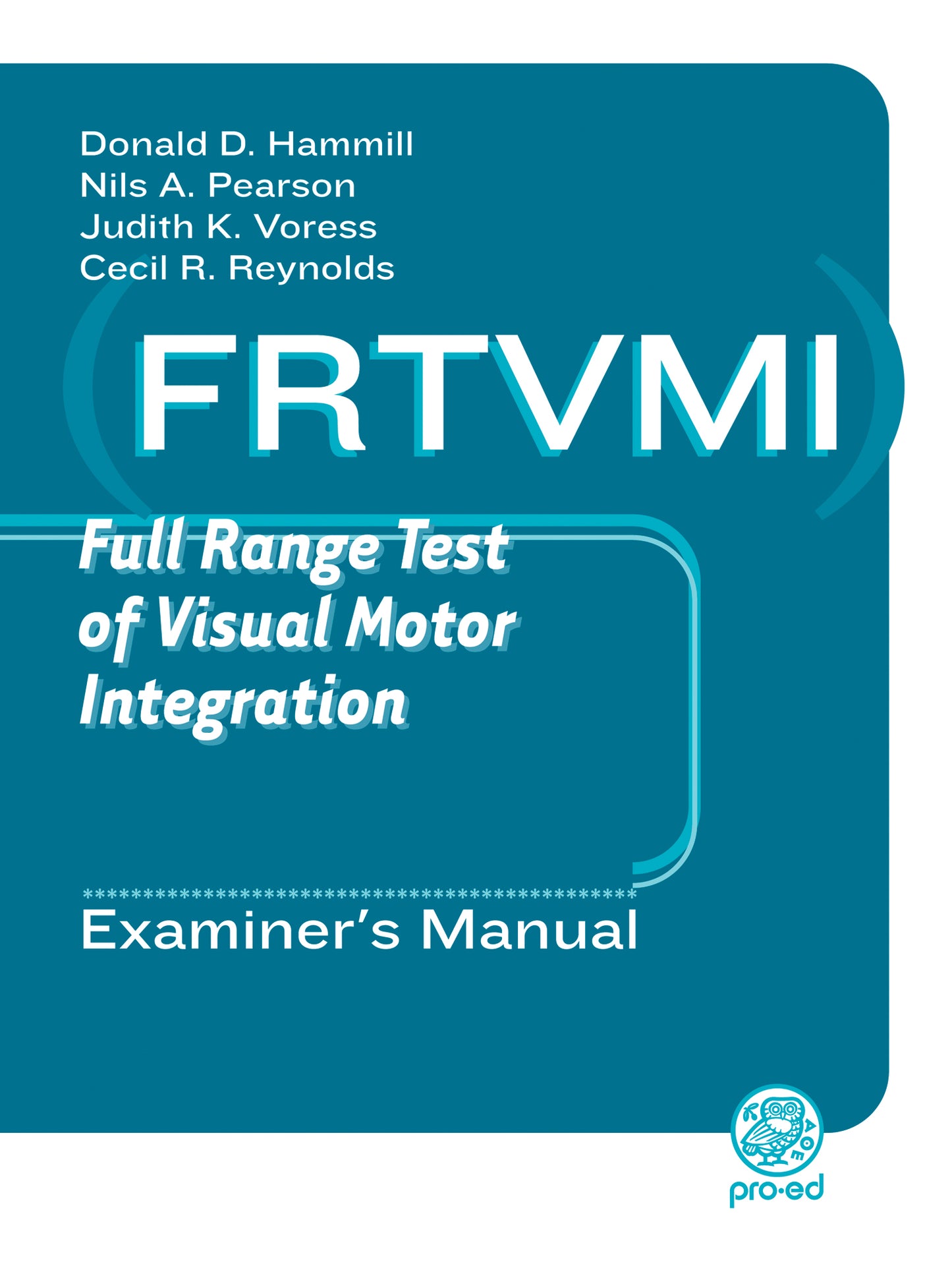 Full Range Test of Visual-Motor Integration (FRTVMI) - - Gander Publishing - Complete Test