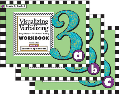 V/V® Comprehension Workbook Sets Grades 2-6 Available