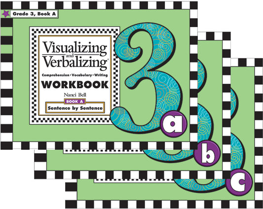 Visualizing and Verbalizing Comprehension Workbooks – Gander Publishing