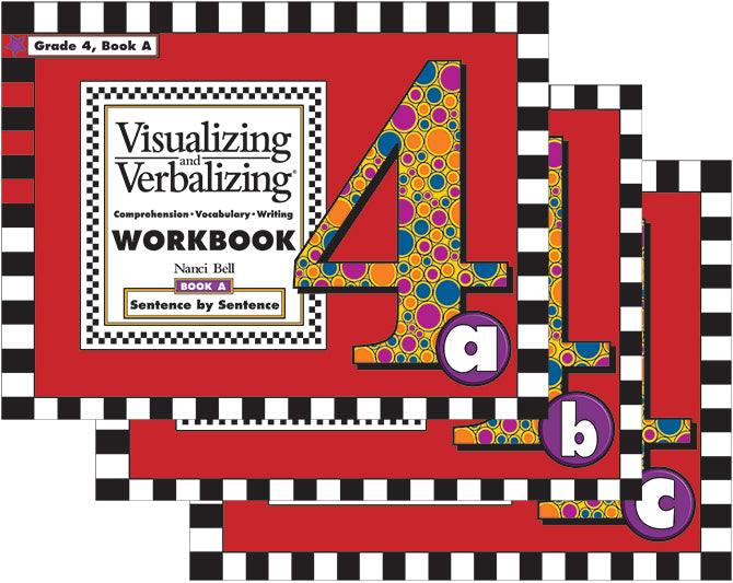 Visualizing and Verbalizing Comprehension Workbooks – Gander Publishing
