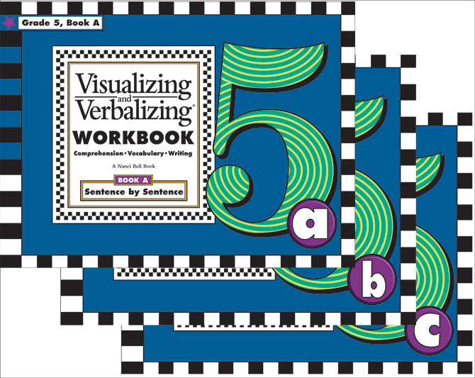 Visualizing and Verbalizing Comprehension Workbooks – Gander Publishing