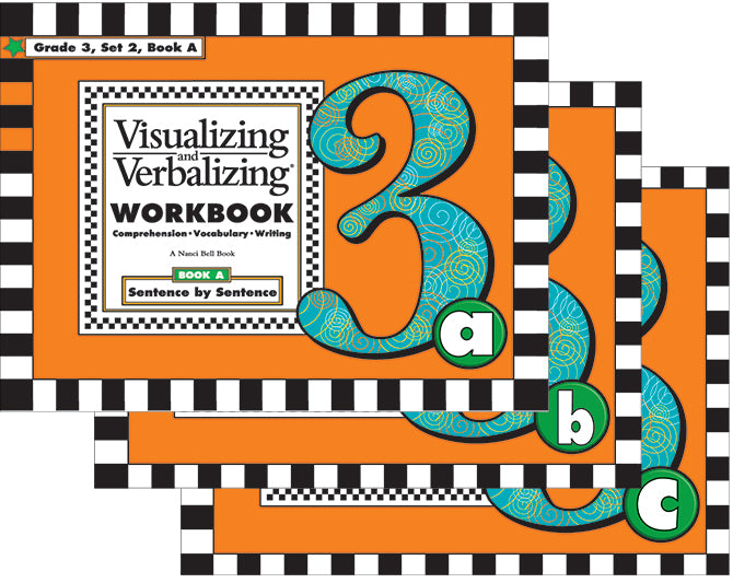 V/V® Comprehension Workbook Sets Grades 2-6 Available