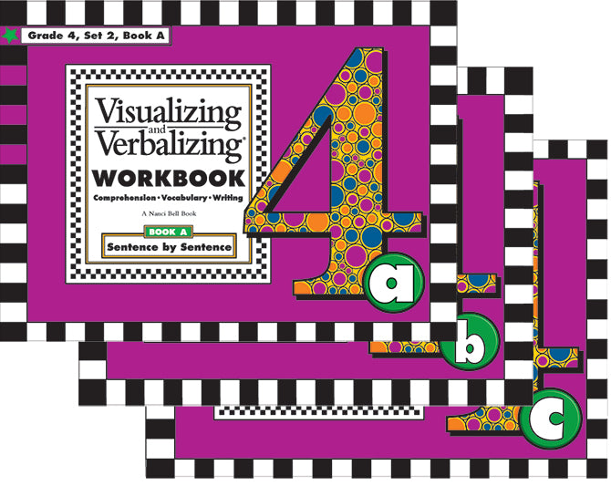 V/V® Comprehension Workbook Sets Grades 2-6 Available