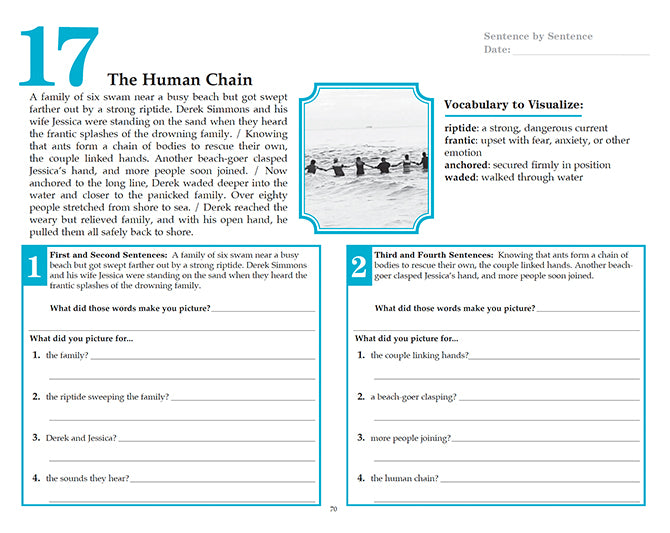 V/V® Comprehension Workbooks - Grade 6: Inspiring Stories