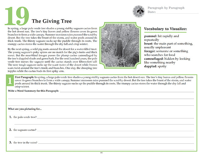 V/V® Comprehension Workbooks - Grade 5: Living Planet