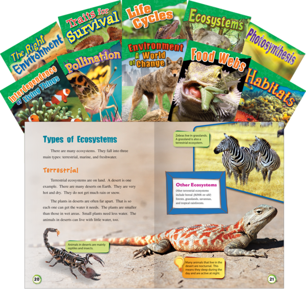 Let's Explore Life Science Grades 2-3, 10-Book Set