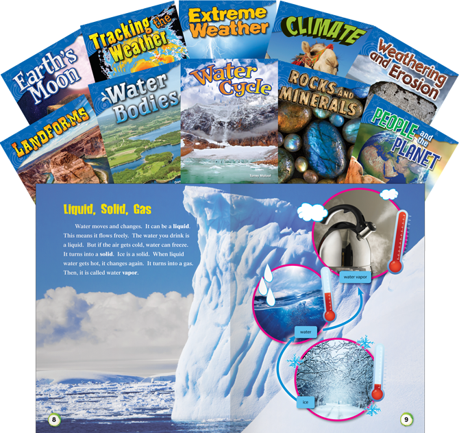 Let's Explore Earth & Space Science Grades 4-5, 10-Book Set