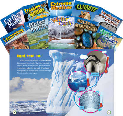 Let's Explore Earth & Space Science Grades 4-5, 10-Book Set