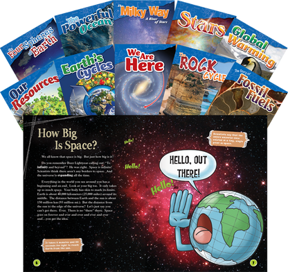 Let's Explore Earth & Space Science Grades 4-5, 10-Book Set