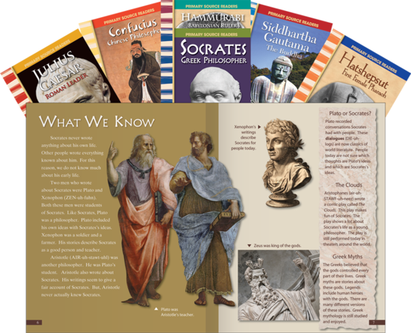 Primary Source Readers: Ancient Leaders 6-Book Set