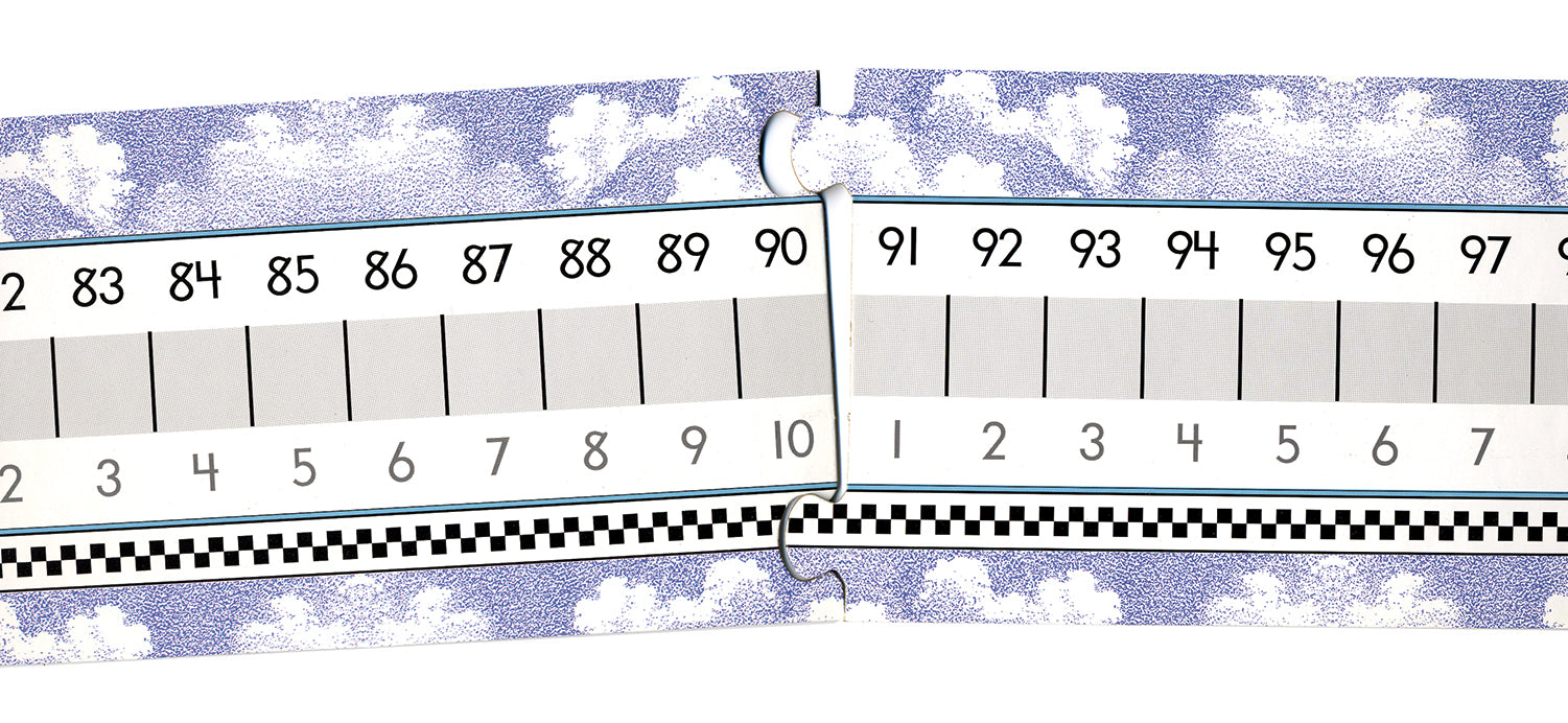 On Cloud Nine Number Line - Cardboard