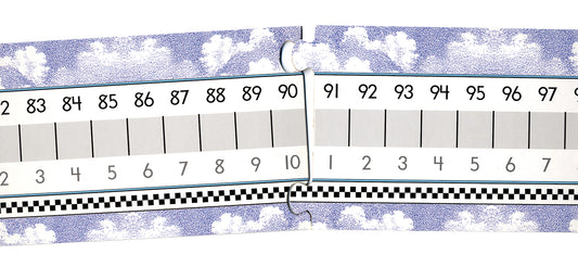 On Cloud Nine® Number Line - Cardboard