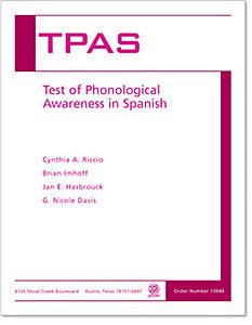 Test of Phonological Awareness in Spanish (TPAS)