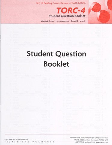 TORC-4 Student Question Booklet (25)