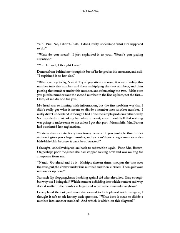 On Cloud Nine® Manual, First Edition – Gander Publishing