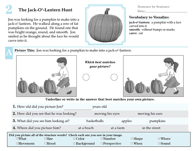 V/V® Comprehension Workbooks - Grade 2