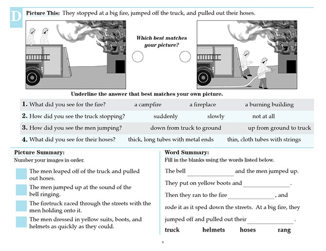 V/V® Comprehension Workbooks - Grade 2