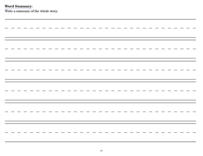 V/V® Comprehension Workbooks - Grade 2 Sample Page