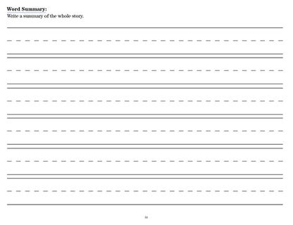 V/V® Comprehension Workbooks - Grade 2 Sample Page