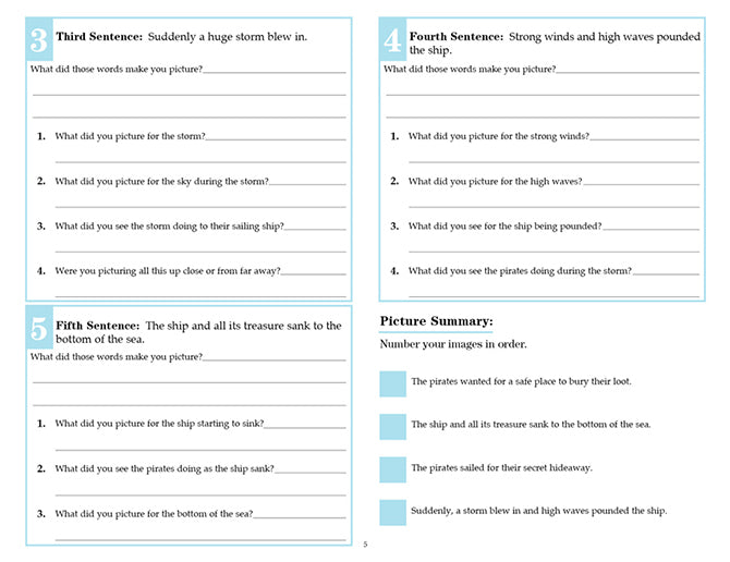 V/V® Comprehension Workbooks - Grade 4