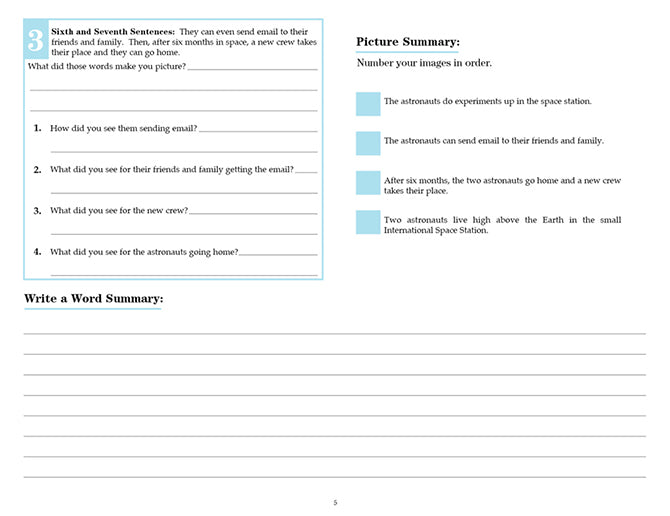 V/V® Comprehension Workbooks - Grade 4