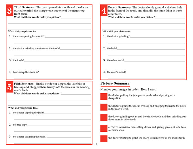 V/V® Comprehension Workbooks - Grade 6