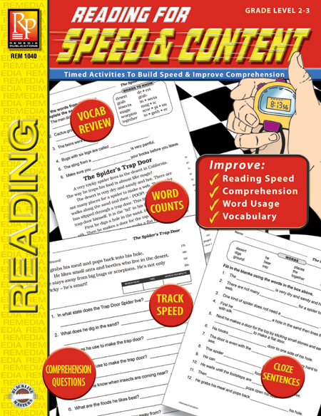 Reading for Speed & Content Grades 2-3